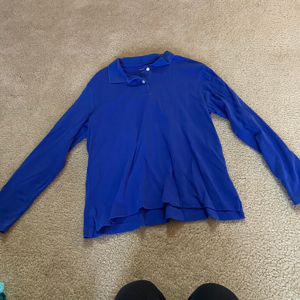 Long sleeve polo